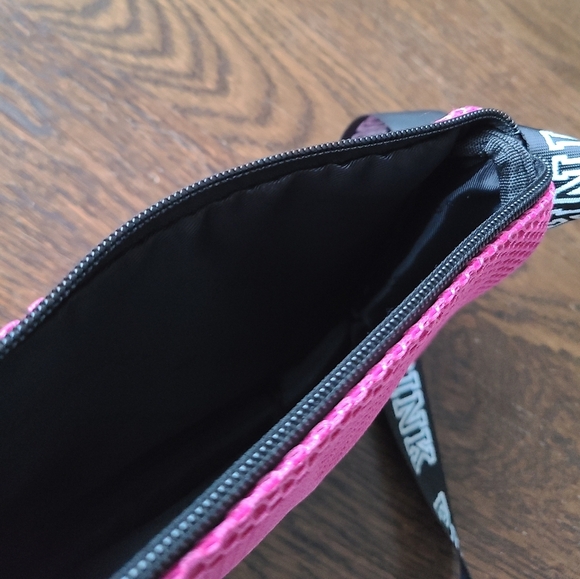 Pink Victoria's Secret mesh Crossbody Bag 9×7×2 in. - Picture 3 of 7